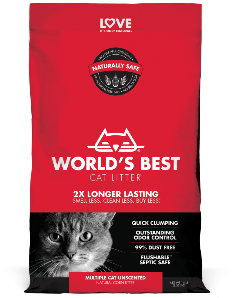 World’s Best Cat Litter®️ Natural Litter for Cats & Kittens